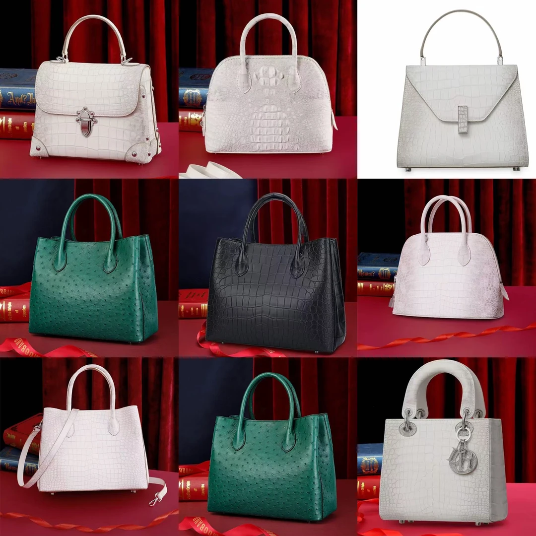 刘总真皮女包单肩斜跨包8