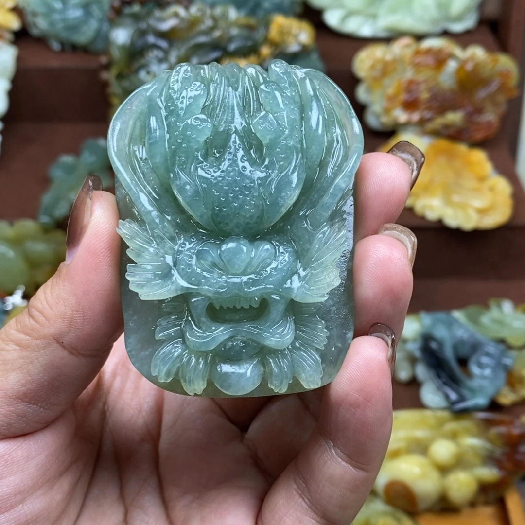 用***3蛇纹石玉未镶嵌吊坠(赠链)