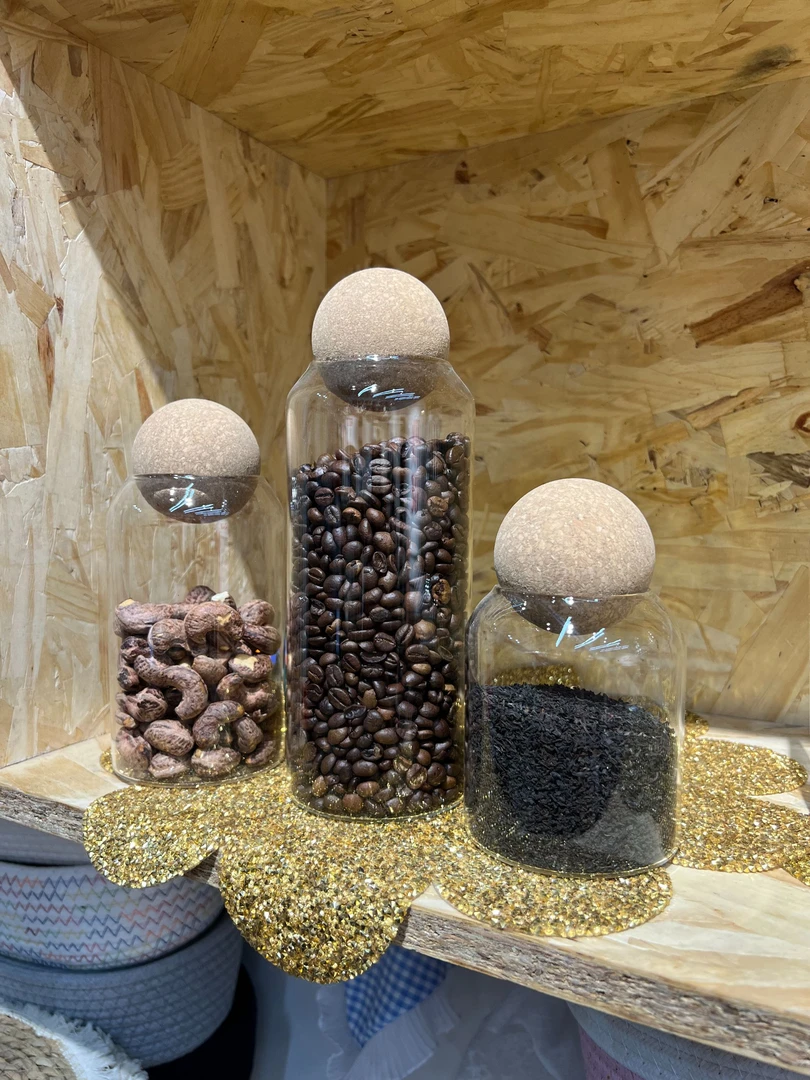 【OYUM茶盐罐 调料瓶 集合】 大容量罐子轻奢复古家用创意带盖密封