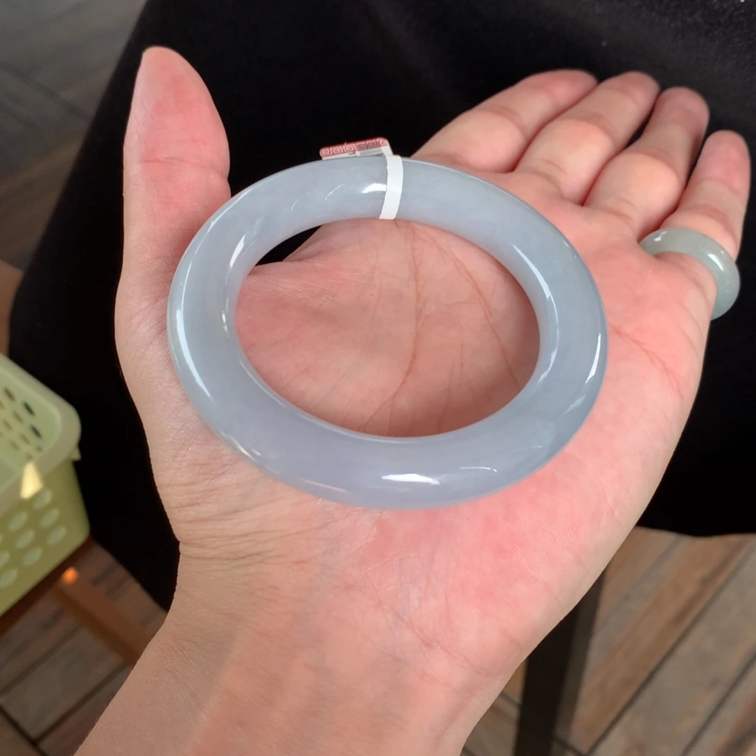 翡翠未镶嵌手镯43号55.6