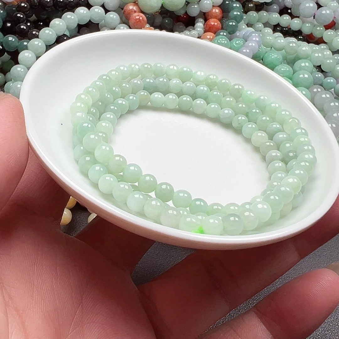 翡翠手链未镶嵌摇*爻货主老华