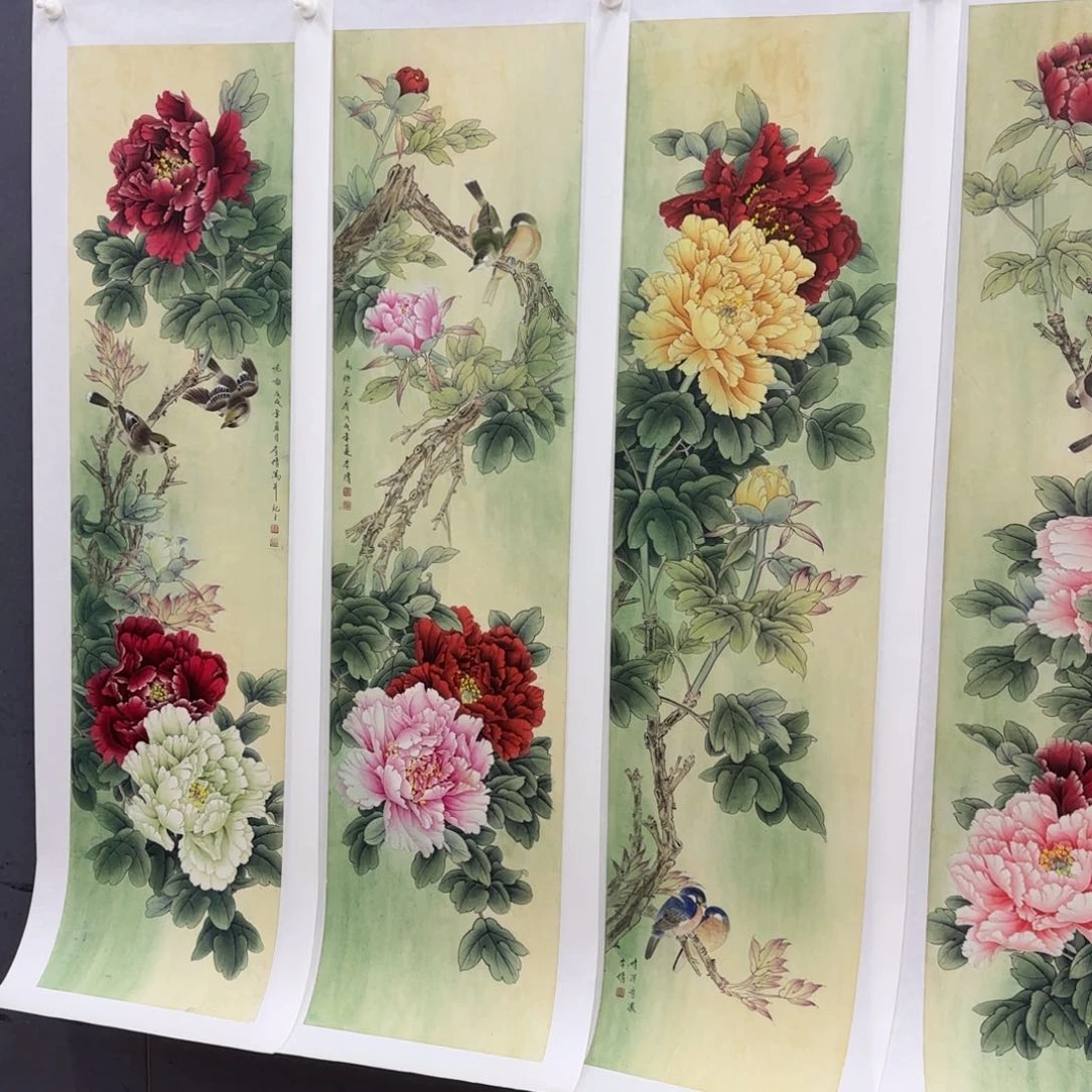 书法泉**夫四条屏 李倩