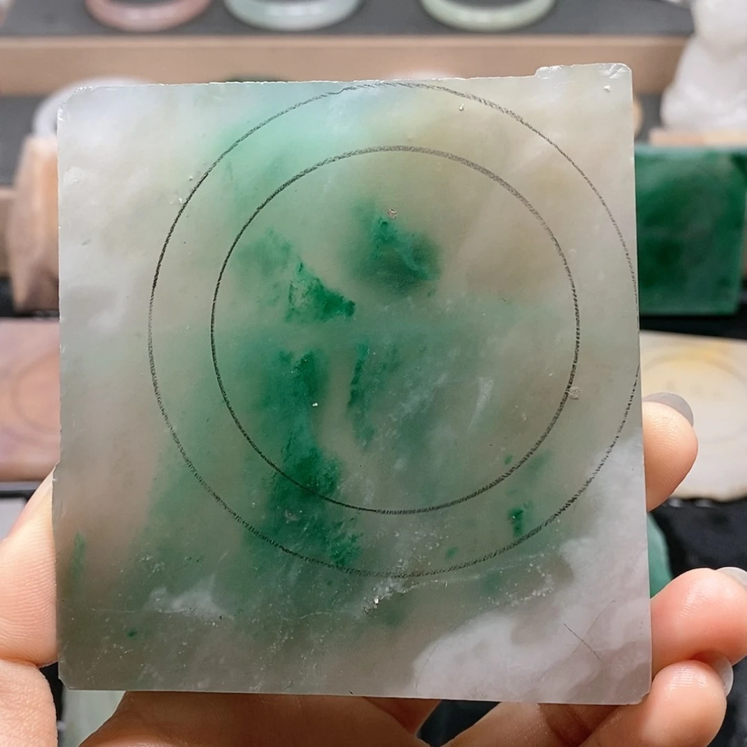 【闪购商品】石英质玉手镯未镶嵌莲*定制