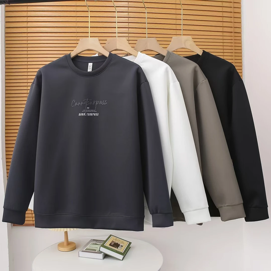 2806男款春款不加绒休闲百搭圆领卫衣