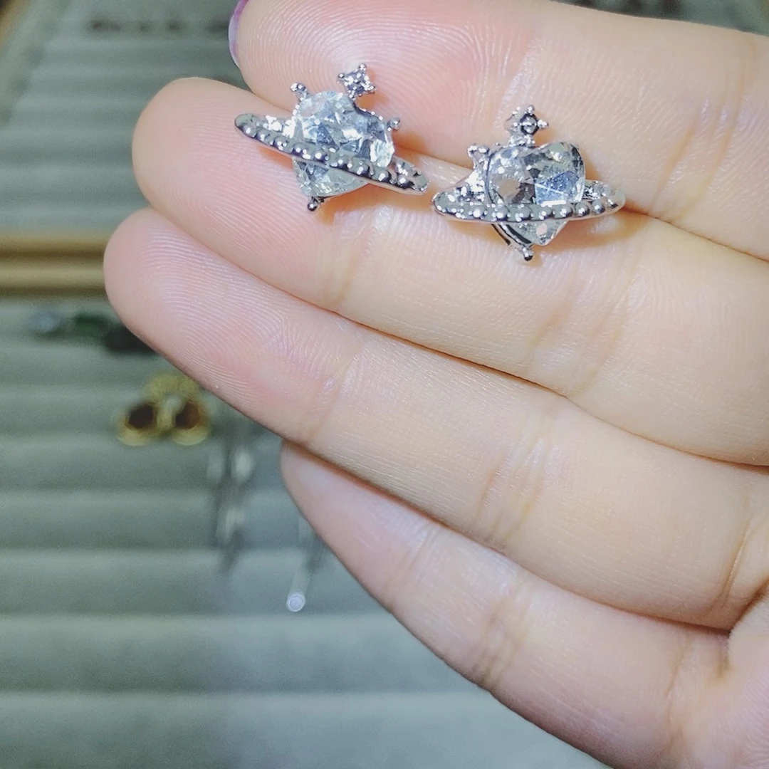 【闪购商品】托帕石耳饰银S925镶嵌