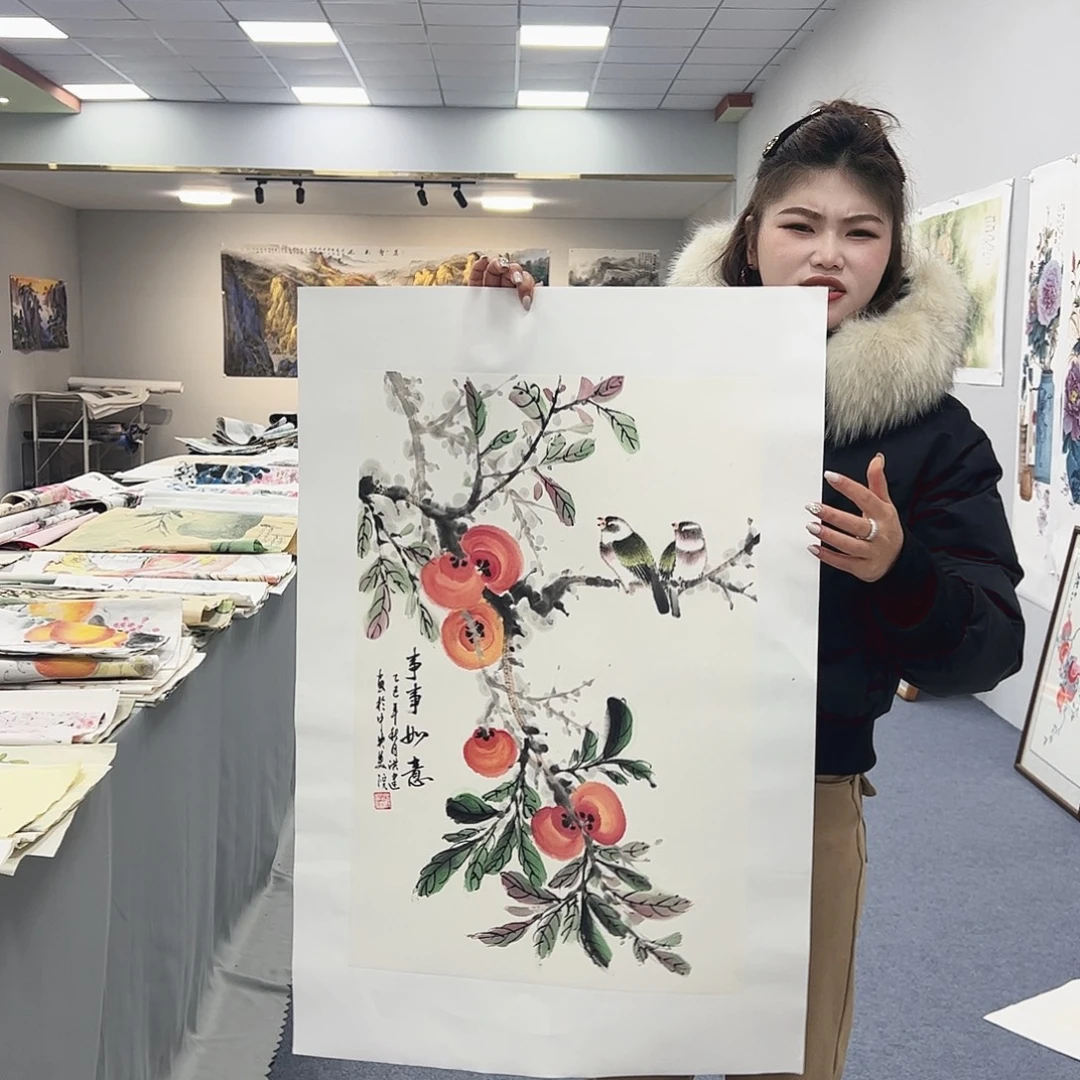 国画国画作品宣纸纯手绘