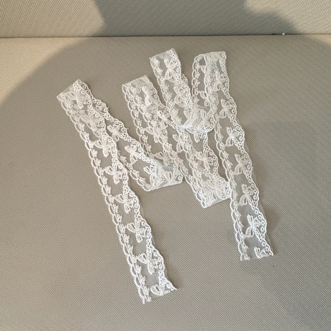 韩版复古蕾丝长条丝巾女个性百搭装饰飘带法式发带多功能腰带