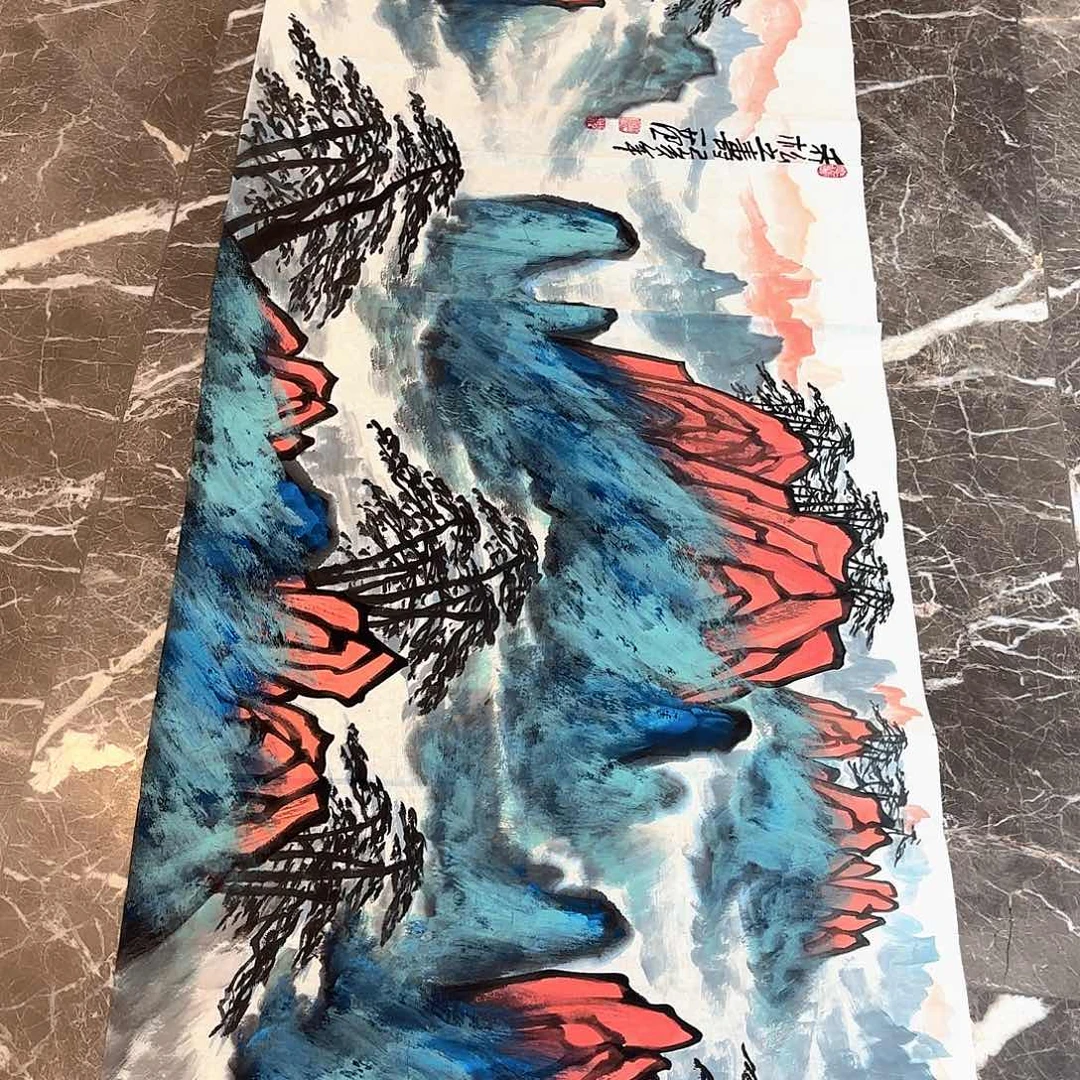 横款精品书画作品