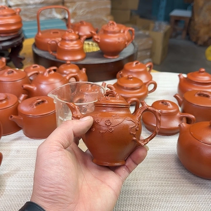 壶紫砂全手工制作报春