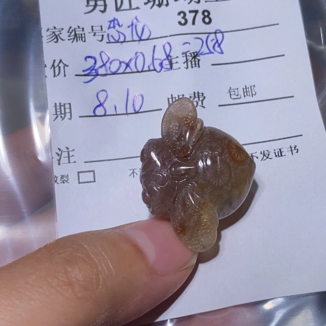【闪购商品】硅化玉珊瑚玉未镶嵌?*