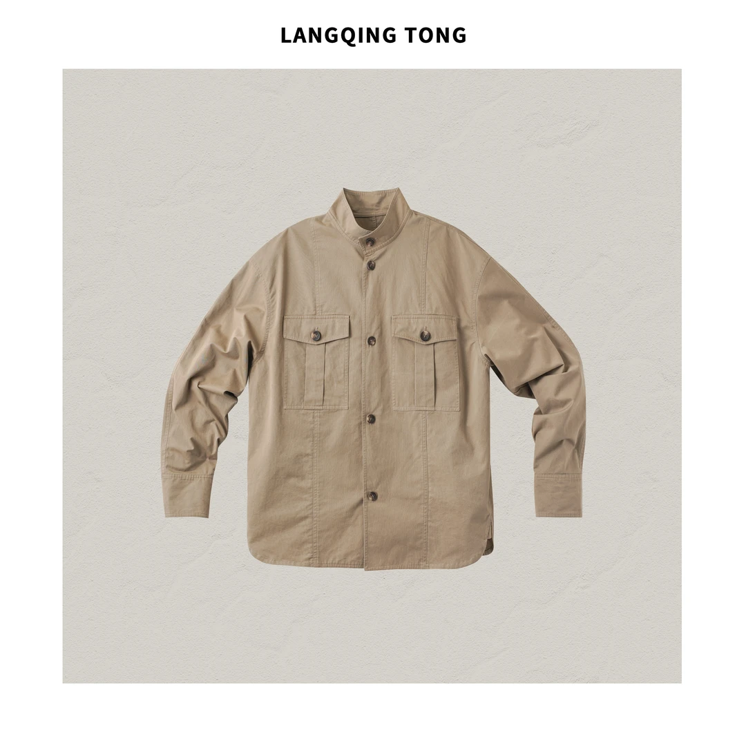 浪清/女装推荐 维洛妮纯棉宽松外套43461#