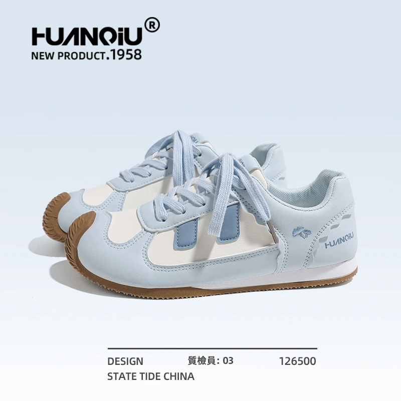 环球小众设计德训鞋女2025新款秋季百搭休闲运动鞋女爆款阿甘鞋女