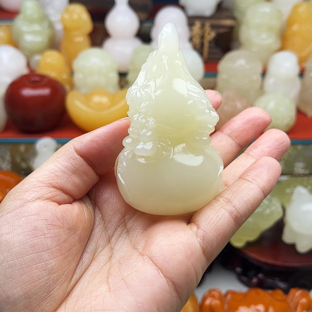 郜***5石材葫芦手把材料