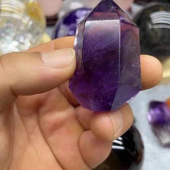 紫晶珠宝半成品银S925镶嵌