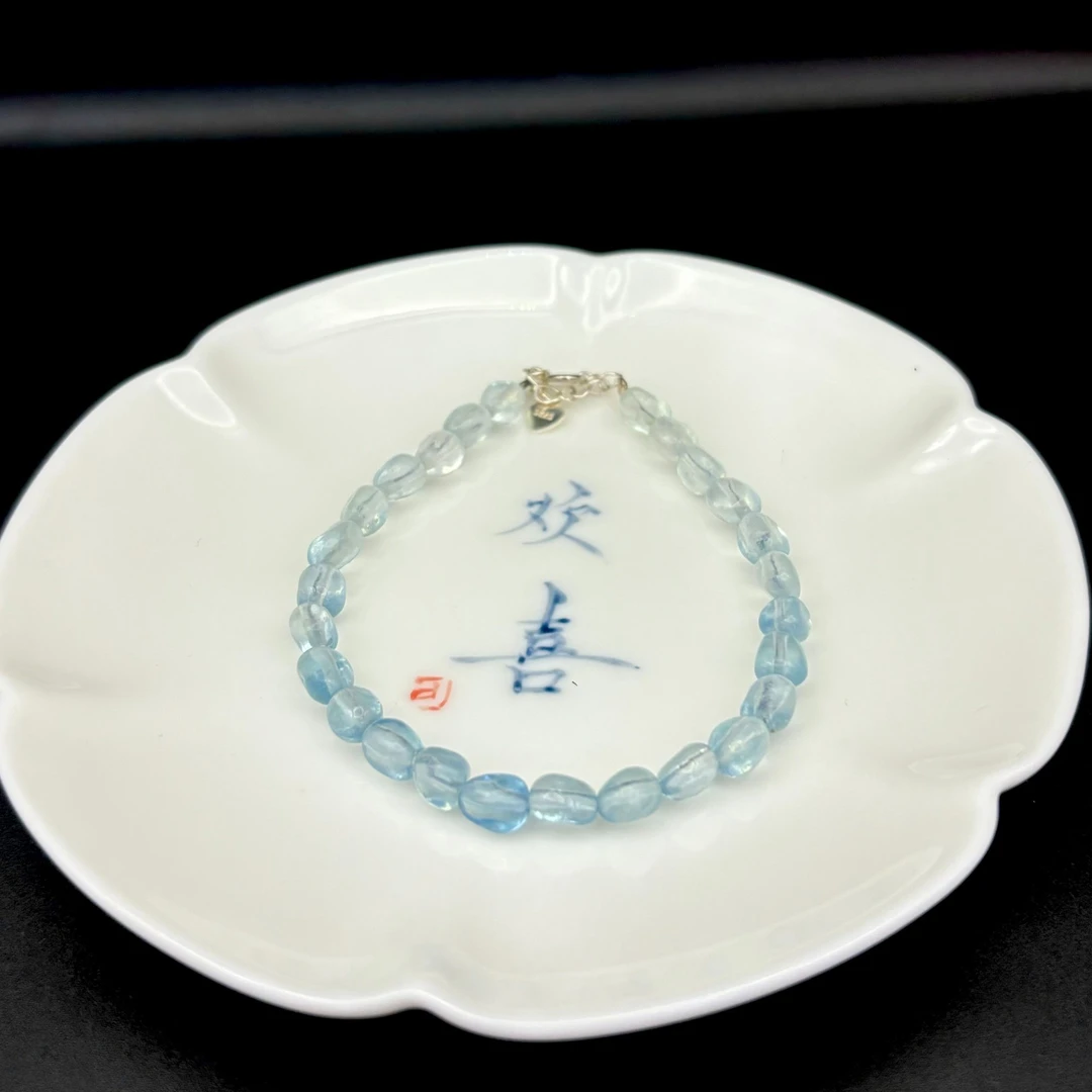 海蓝宝渐变手链 1207  多样式发一件