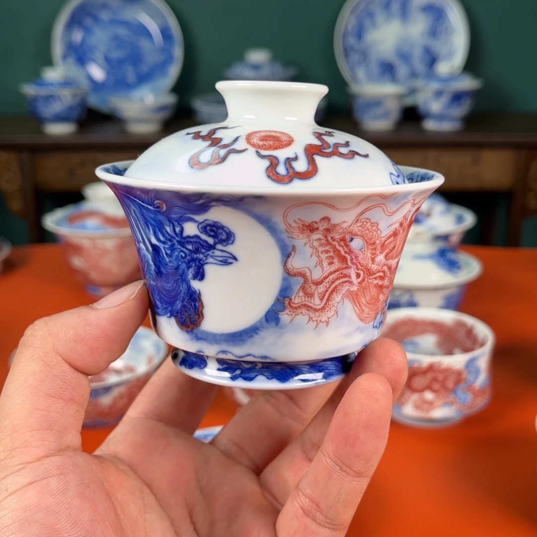 瓷片景德镇手工手绘