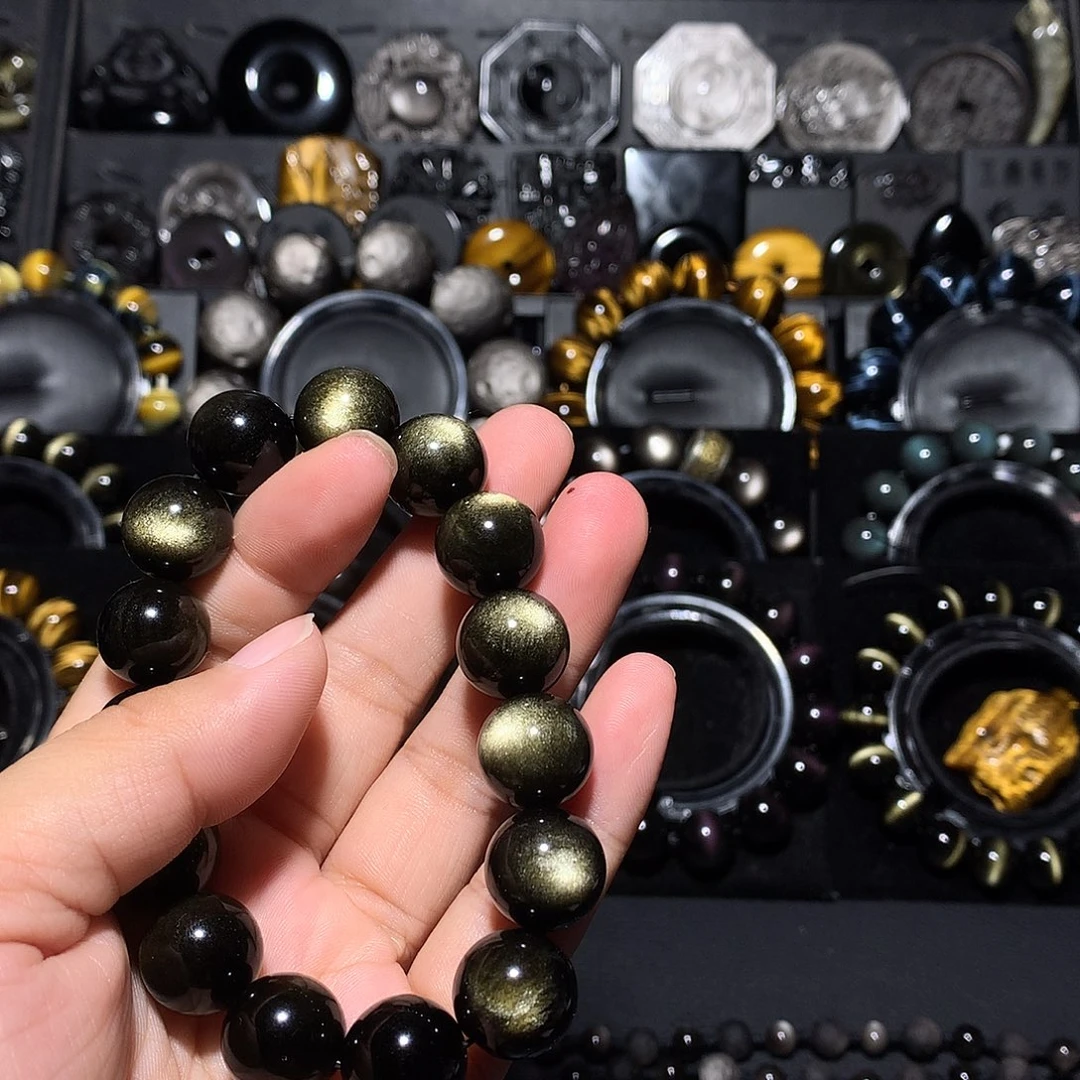 华***呼黑曜岩未镶嵌珠宝奇石