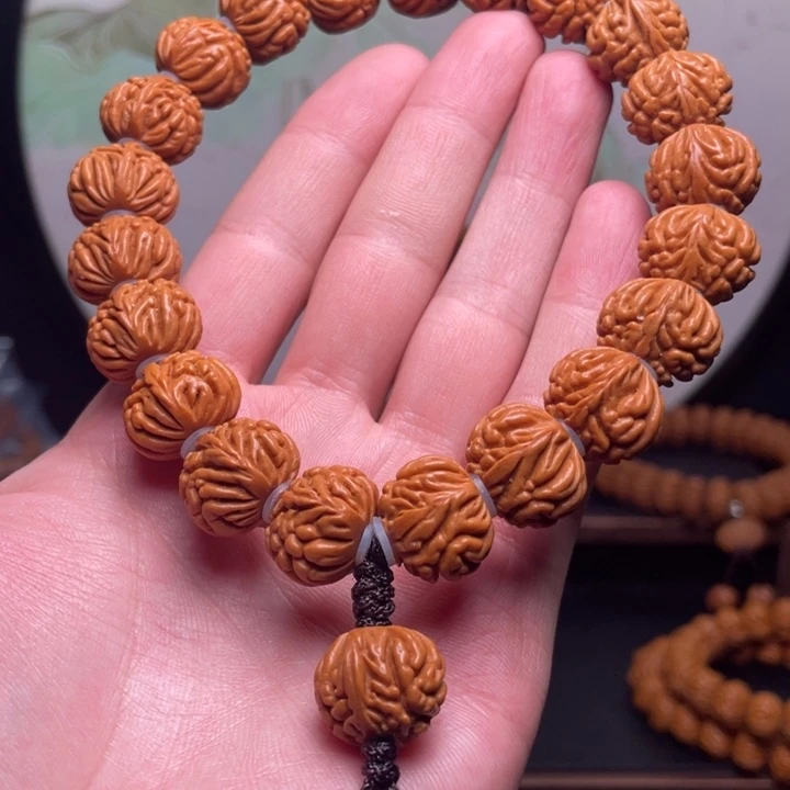 手串桃核17聚宝盆手持