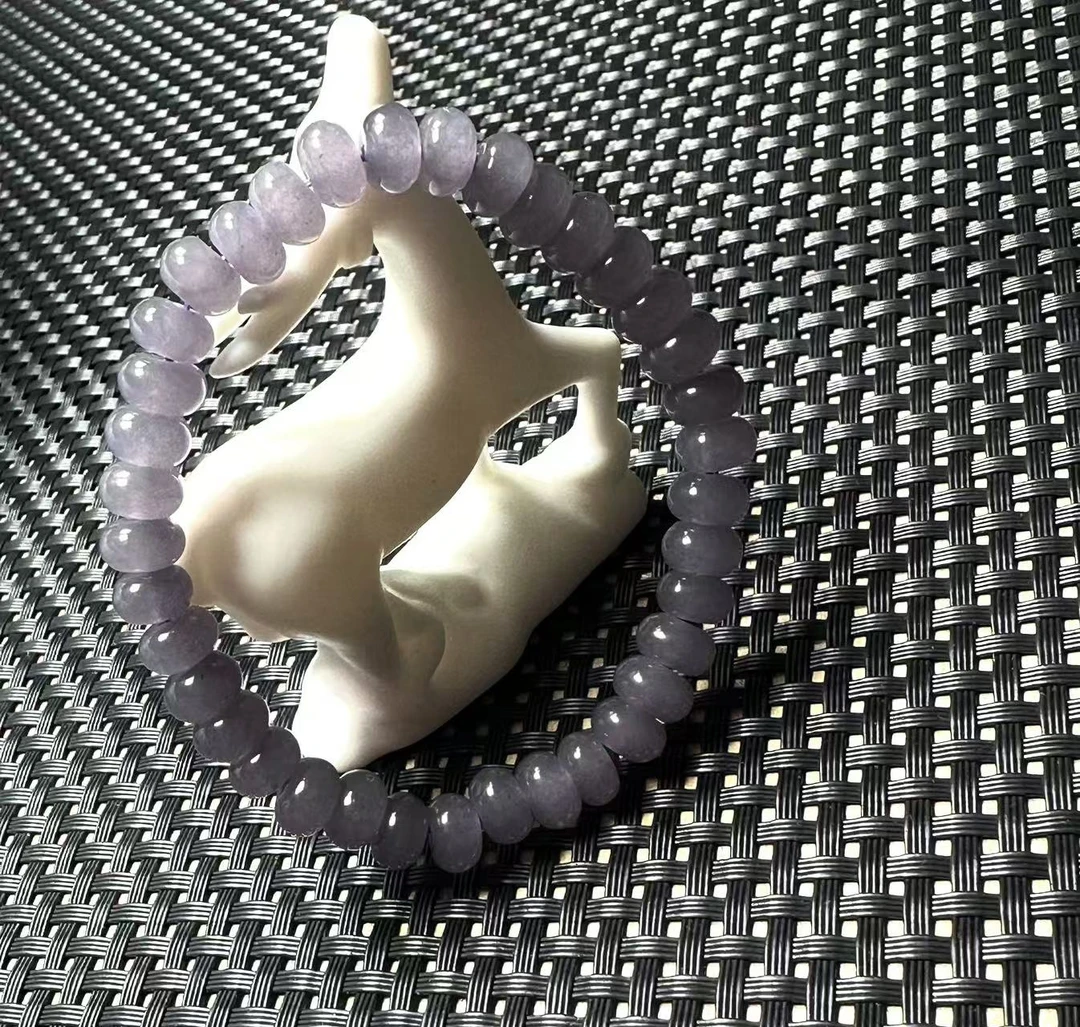烟紫算盘珠8mm*5mm手链 A69多样性发其一