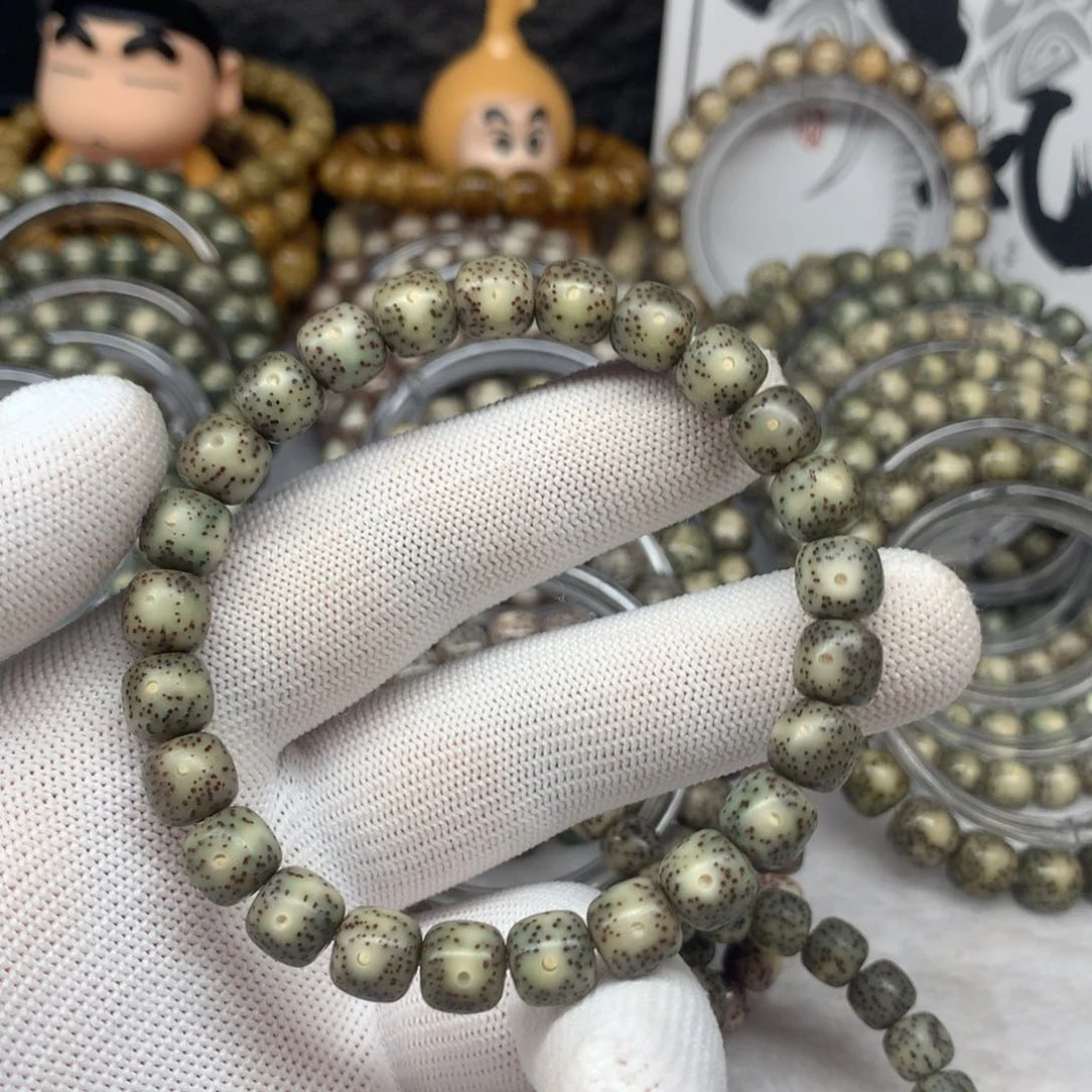 星月菩提手串3号糯冰9×8