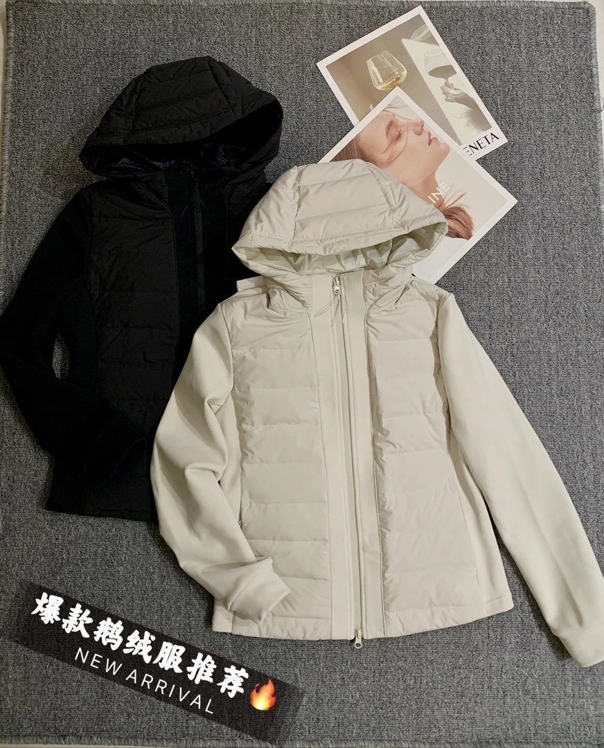 王姐专属-2025冬季新品韩系修身设计感显瘦连帽鹅绒服【多-25852】