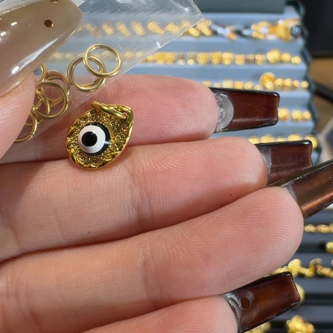 足银玻璃侧挂加卡6开口环