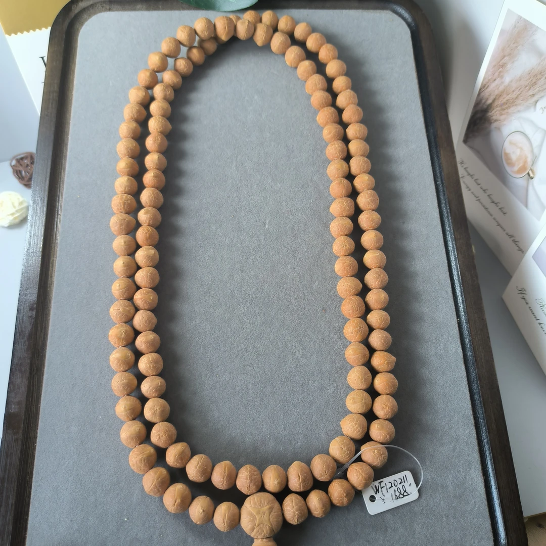 【WF120211】12mm左右尼泊尔凤眼菩提手串108颗文玩手串
