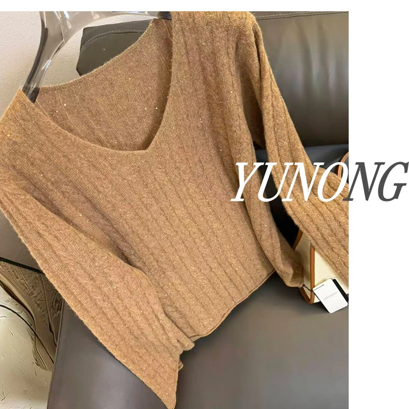 【YUNONG】羊绒/高货秋冬毛衣显瘦百搭宽松