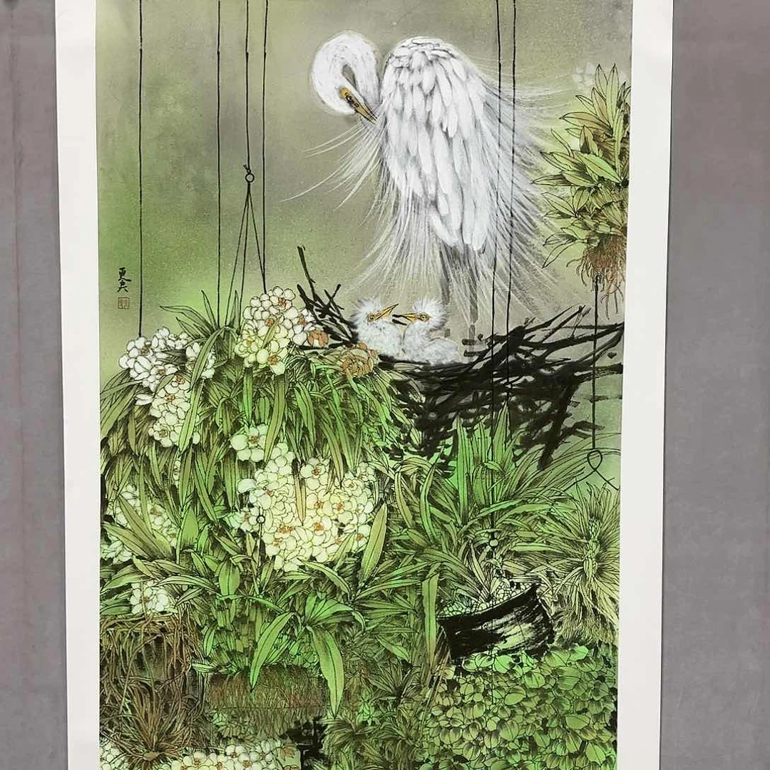 国画国画纯手绘作品请放心去藏