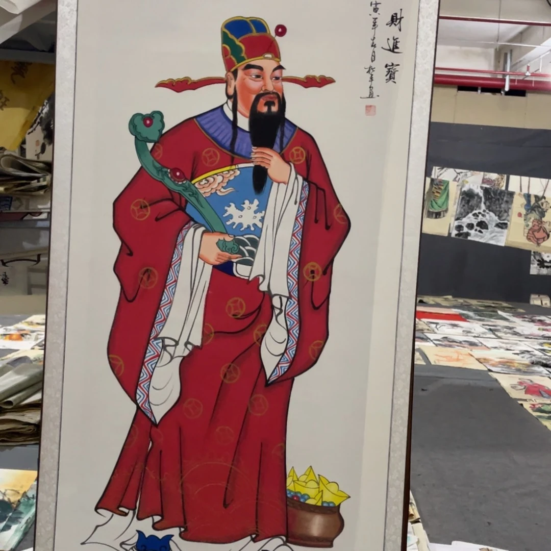 年画画作品欣赏等活动进行了