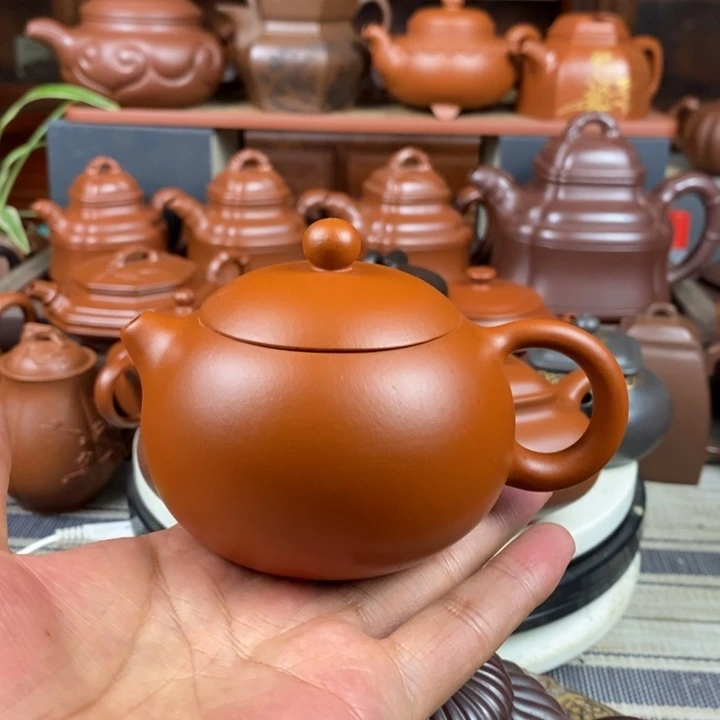 茶壶紫砂西施100-220cc原矿赵庄朱泥特价