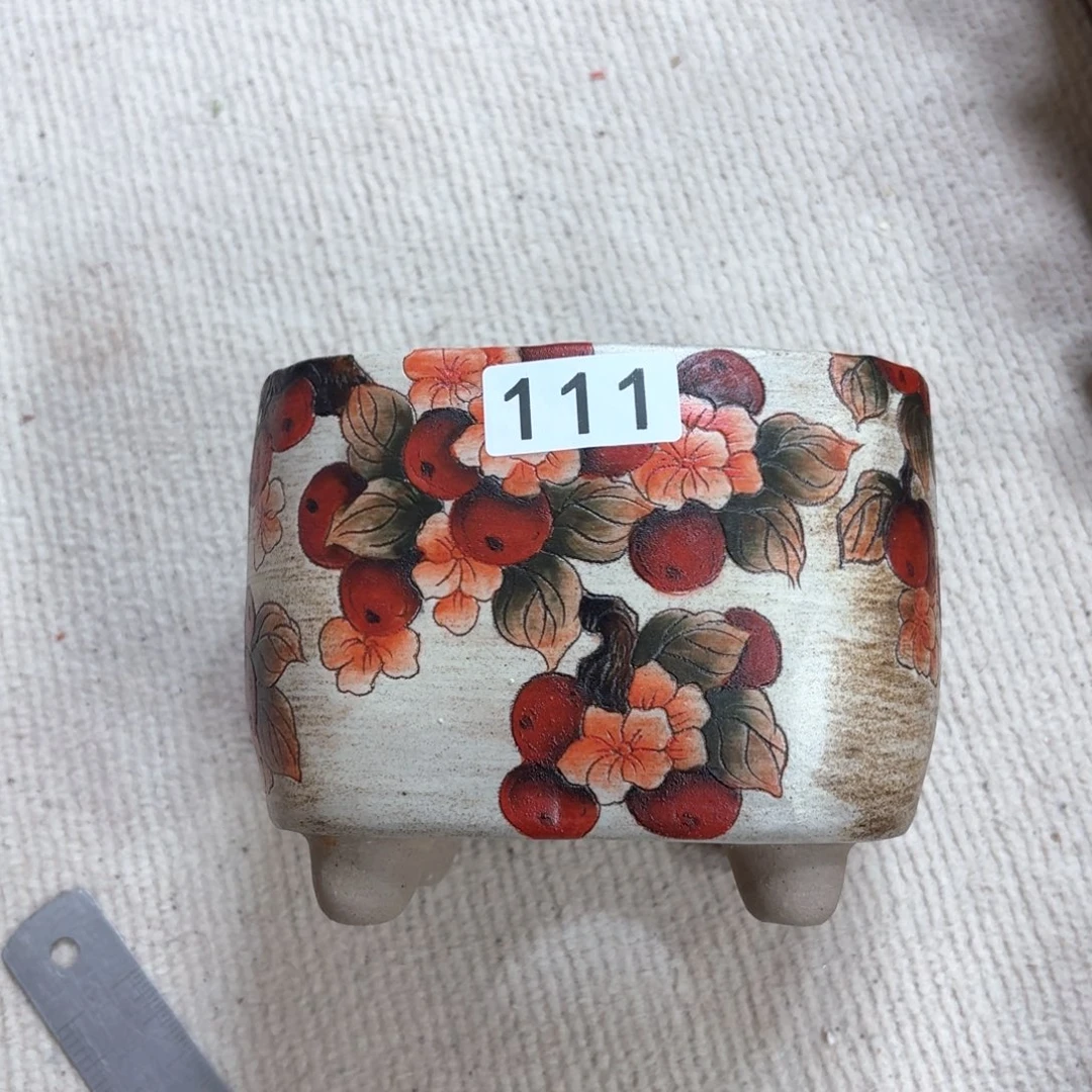 爱***海紫砂花盆陶瓷多肉花盆精品