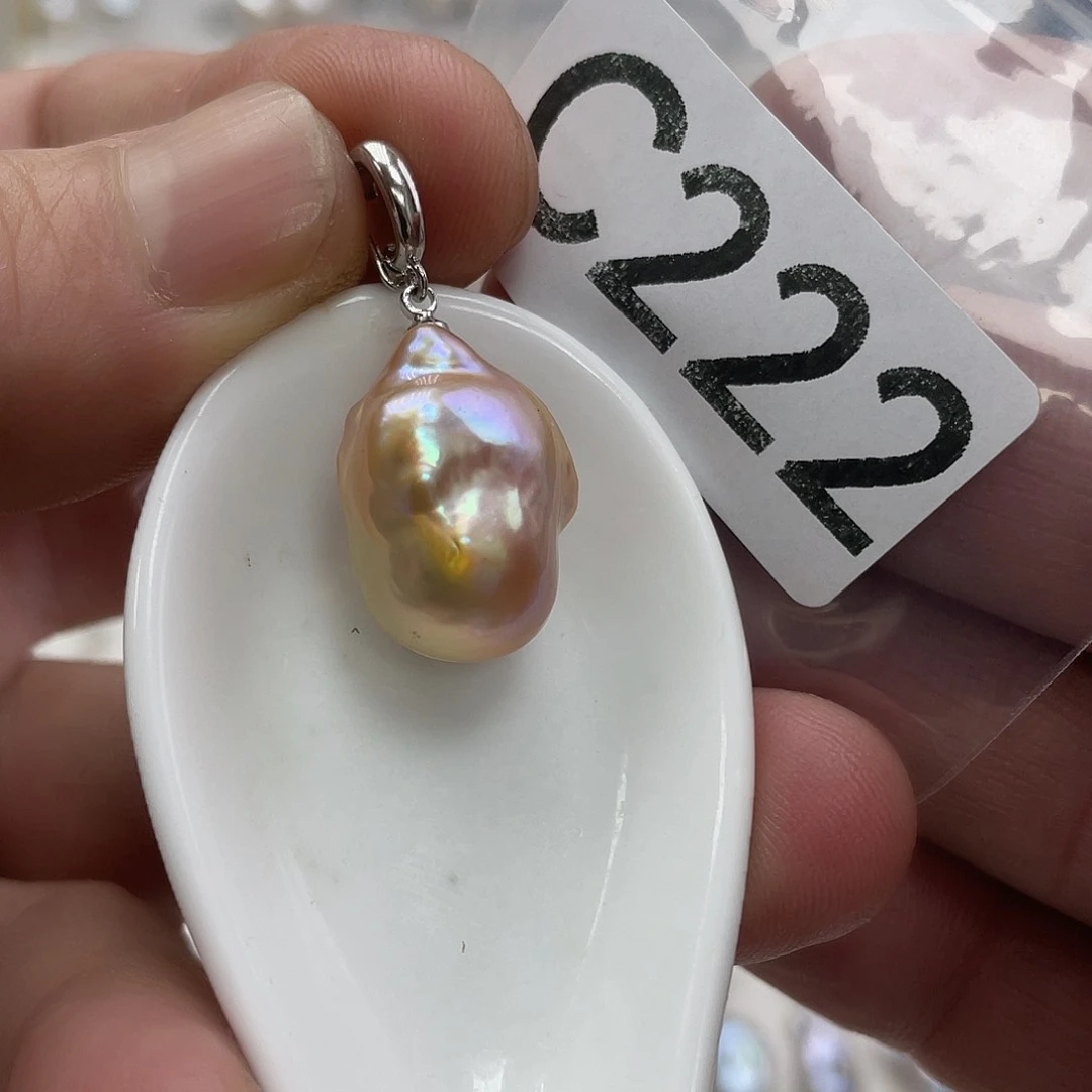 淡水珍珠颈饰银S925镶嵌