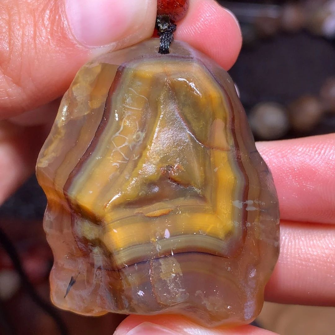 未镶嵌玛瑙/玉髓珠宝半成品