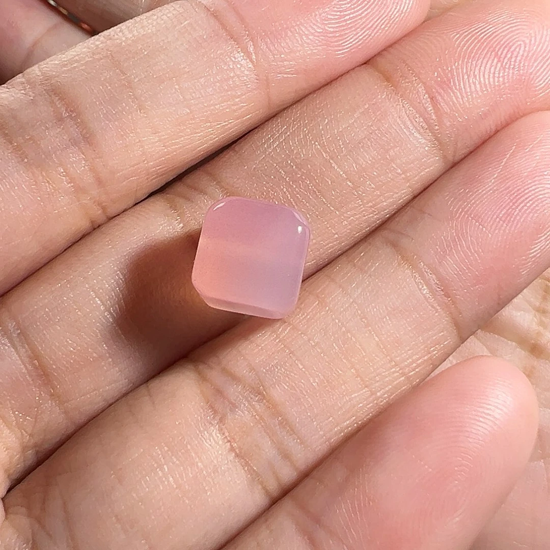 南红玛瑙珠宝奇石未镶嵌四方9.1m m