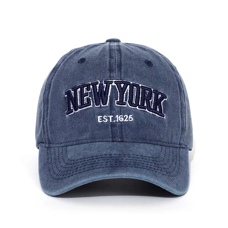 时尚新款爆款男生水洗棉帽绣花棒球帽鸭舌太阳帽立体绣户外遮阳帽