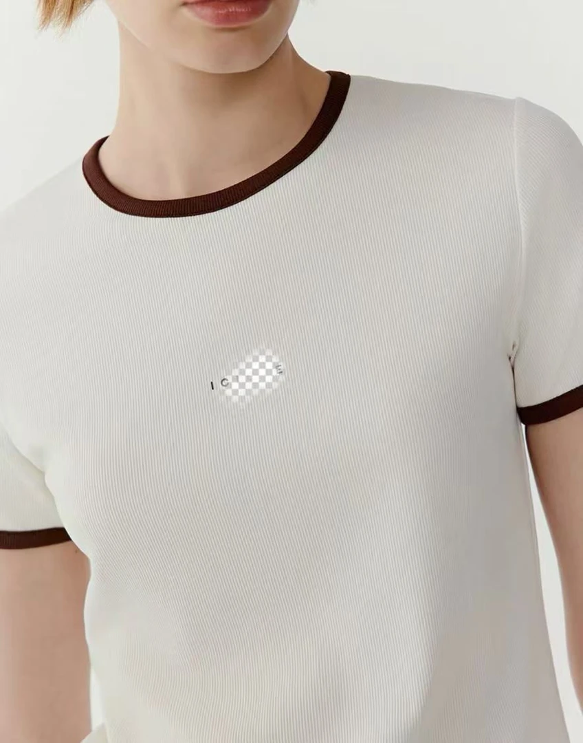 H205小禾棉丝弹力罗纹T恤圆领