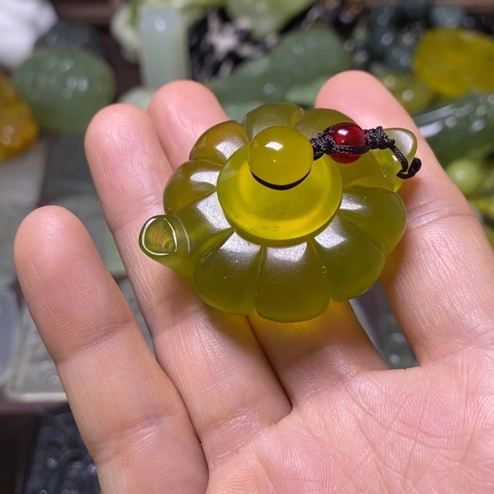 岫玉未镶嵌岫玉颈饰