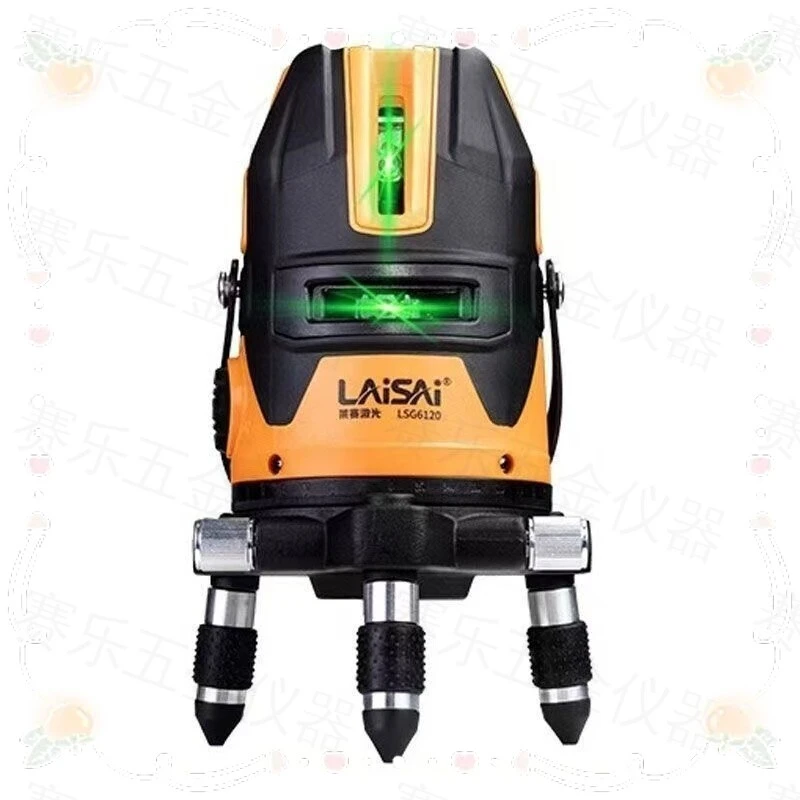 莱赛6120激光绿光5线水平仪红外线镭射标线仪高亮高精度平水仪