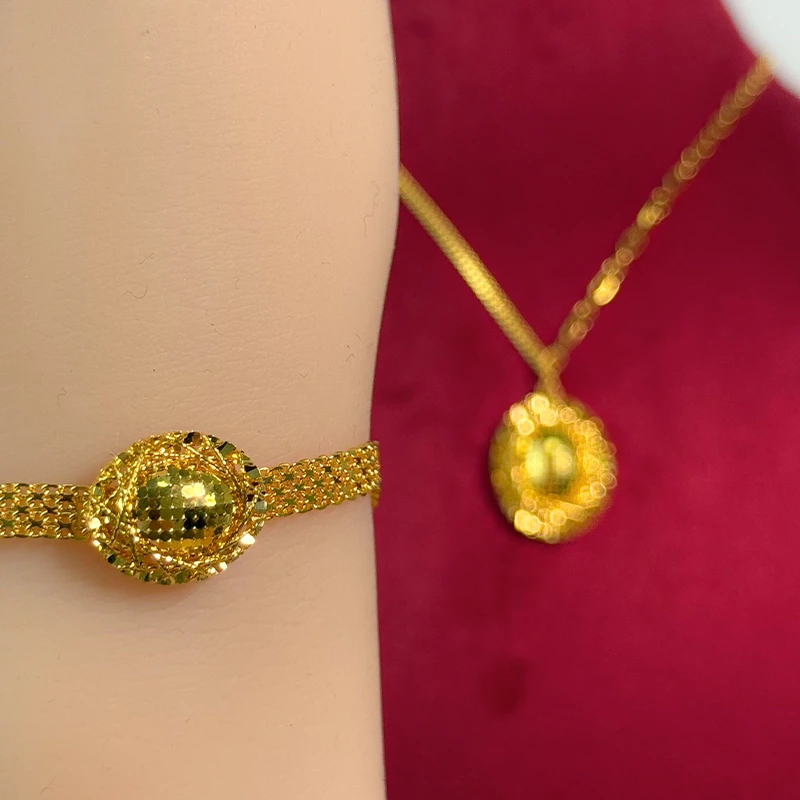 吊坠足银 鸽子蛋套链手链 鸽子蛋挂坠 吊坠 轻奢时尚 国潮传承