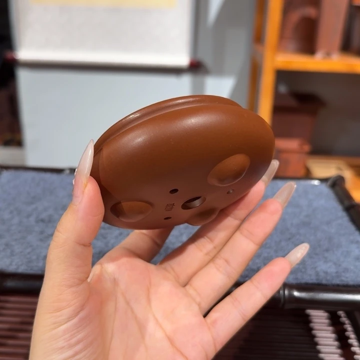 紫砂花盆口径7.5深度3