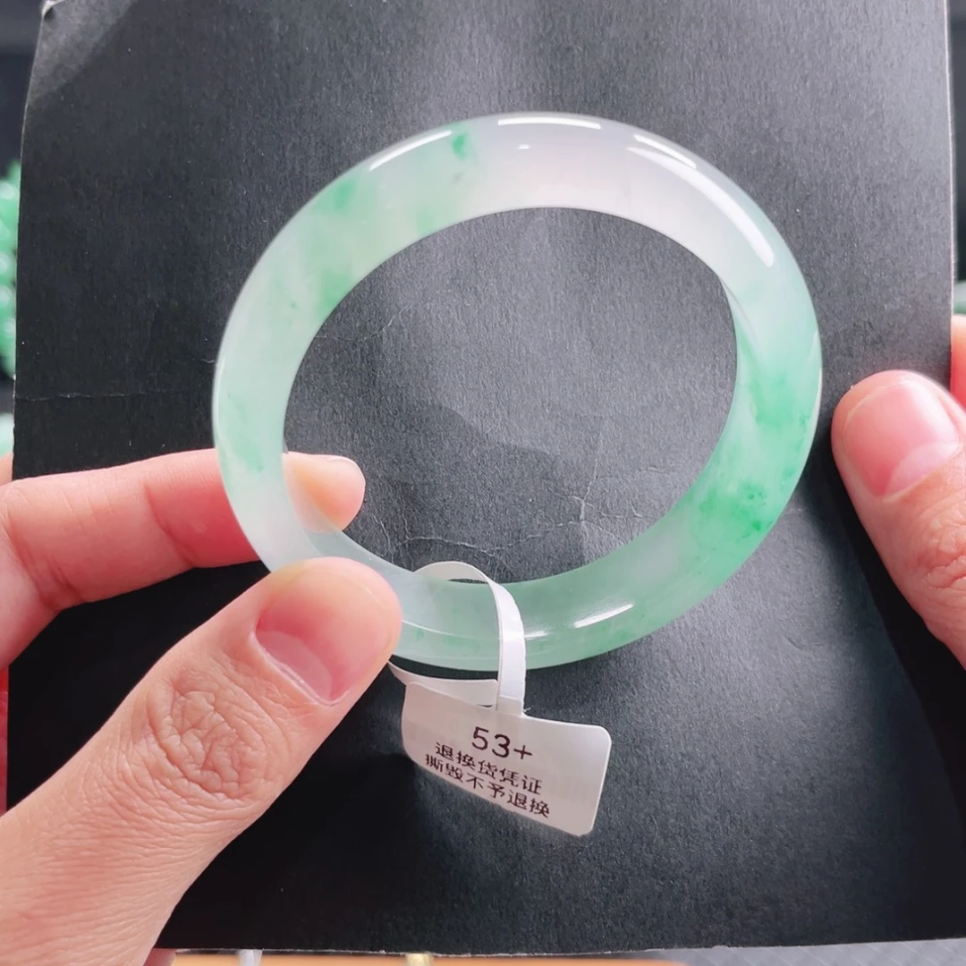 石英质玉未镶嵌手镯53正圈