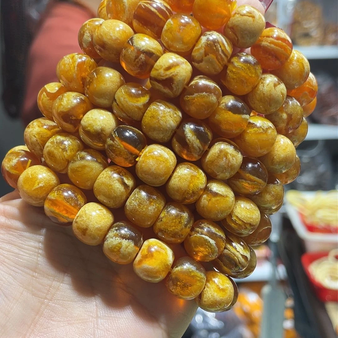 琥珀手链未镶嵌琥珀蜜蜡12