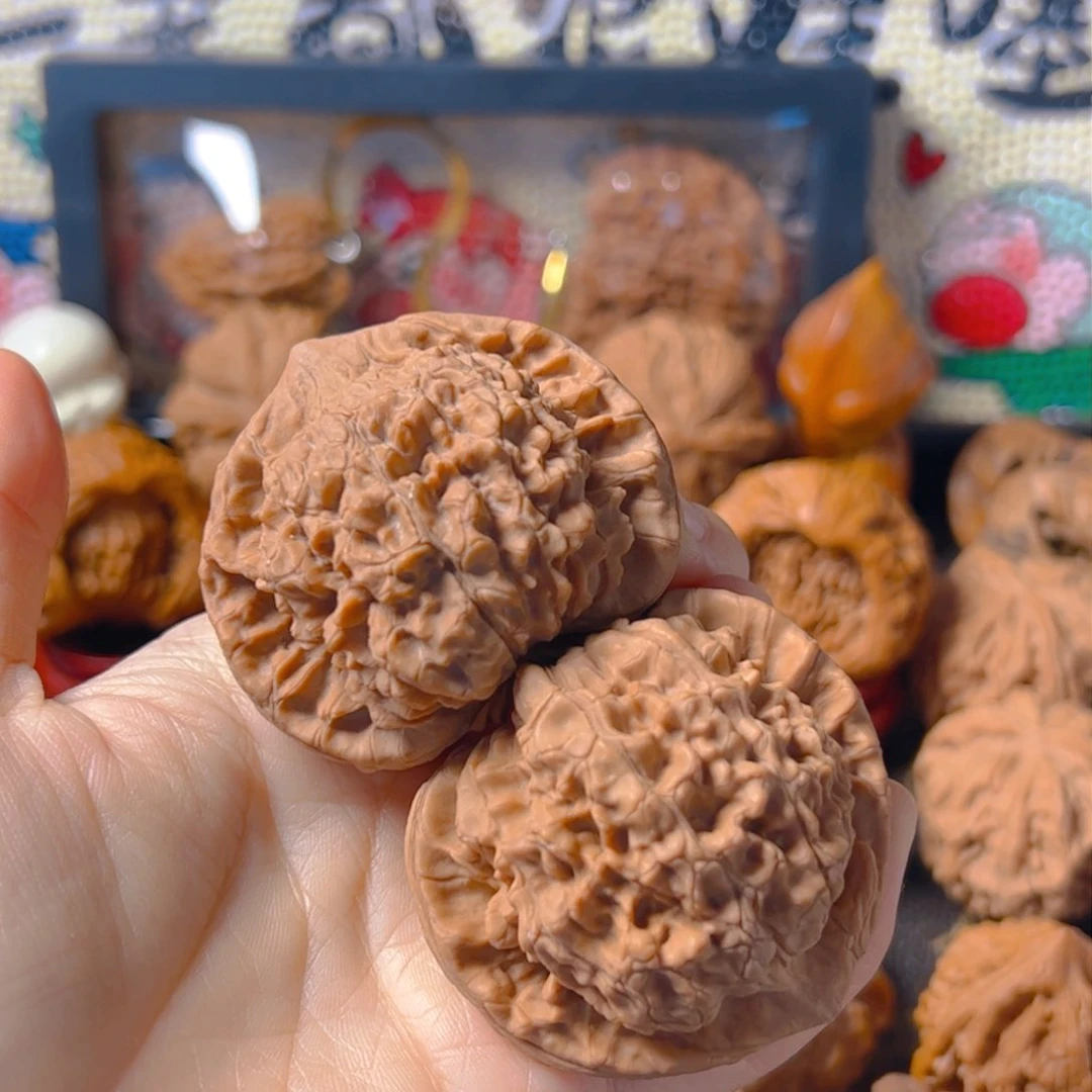 把件文玩核桃官帽50