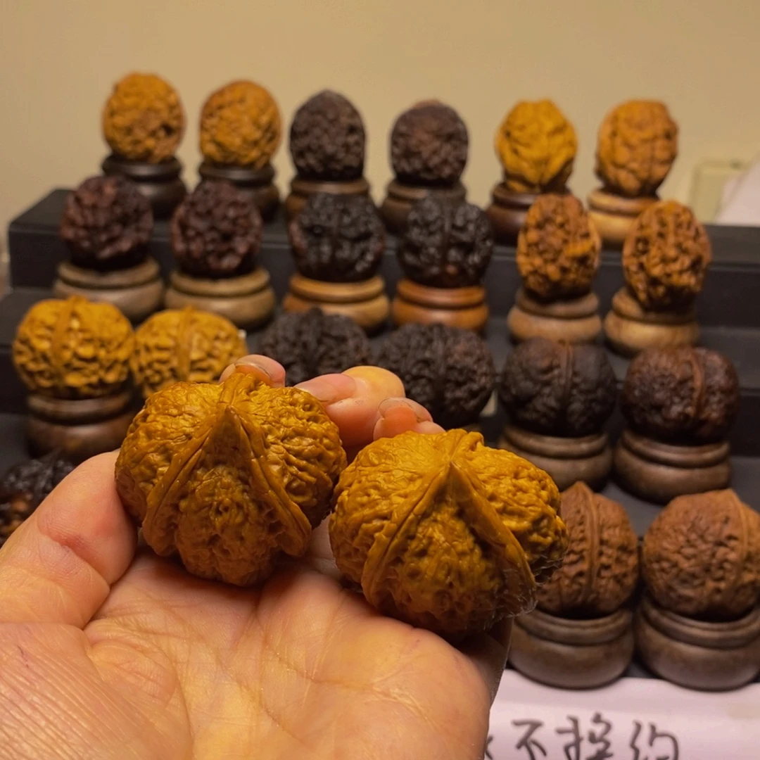 吊坠文玩核桃异型三棱41