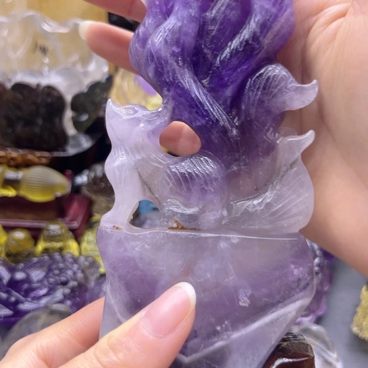 水晶摆件未镶嵌小*摆件