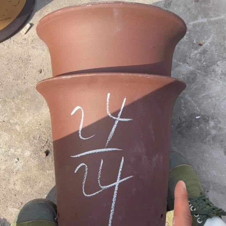 紫砂花盆紫砂的花