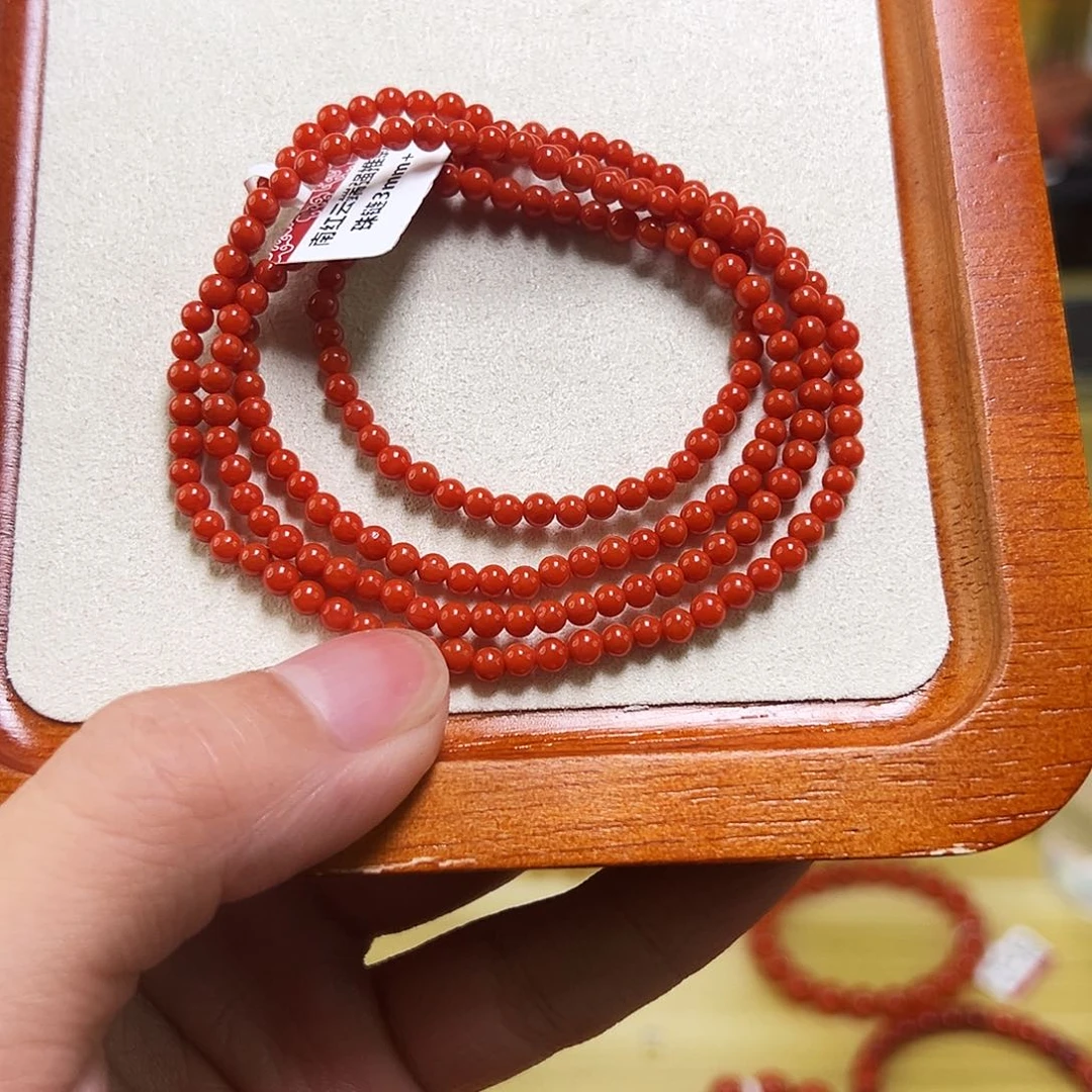 南红玛瑙未镶嵌多样性发一3+mmm云端毕业级多圈