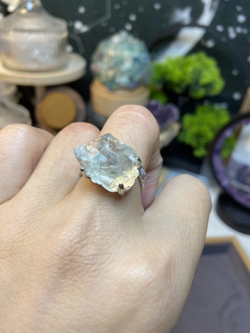 高品质天然水晶戒指BD160