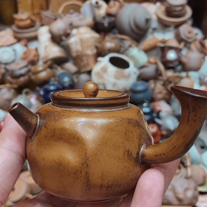 柴烧老岩泥高端茶器